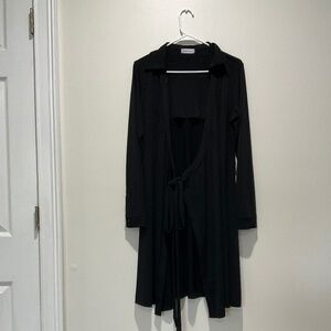 Calvin Klein Button Up Dress w/ Belt